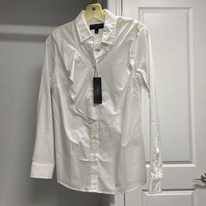Banana Republic White Button Down
